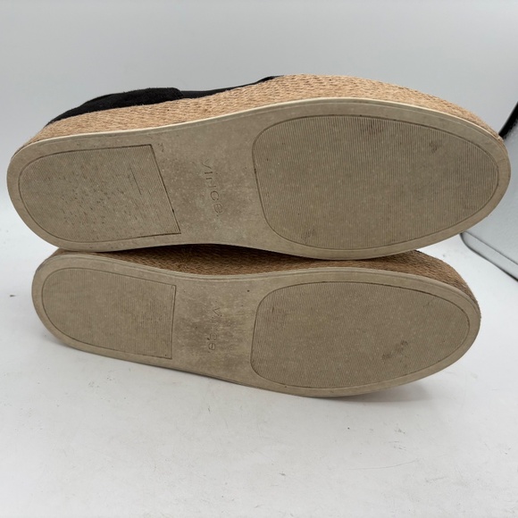 Vince Women's Wilden Black Suede Espadrilles Slip-On Flats Sz 38.5/ 8 - Picture 9 of 10